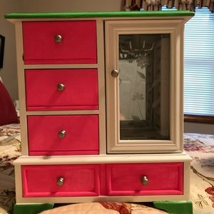 Hand Painted Delta Zeta Jewelry Box